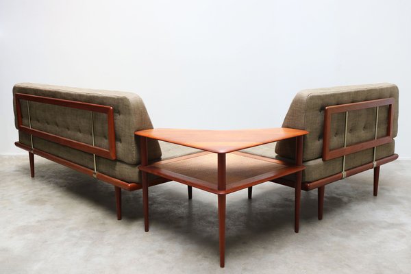 Danish Teak Minerva Sofa Set by Peter Hvidt & Orla Molgaard Nielsen for France & Søn / France & Daverkosen, 1950s, Set of 4-WIP-2041063