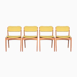 Danish Teak Model 49 Chairs, 1950s, Set of 4-WSA-831226