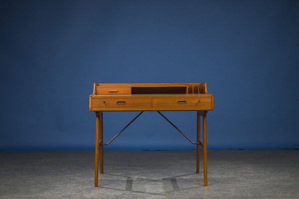 Danish Teak Model 56 Desk by Arne Wahl Iversen, 1961-ZZH-914418