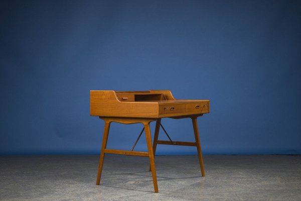 Danish Teak Model 56 Desk by Arne Wahl Iversen, 1961-ZZH-914418