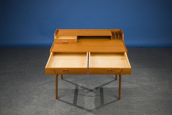 Danish Teak Model 56 Desk by Arne Wahl Iversen, 1961-ZZH-914418