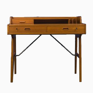 Danish Teak Model 56 Desk by Arne Wahl Iversen, 1961-ZZH-914418