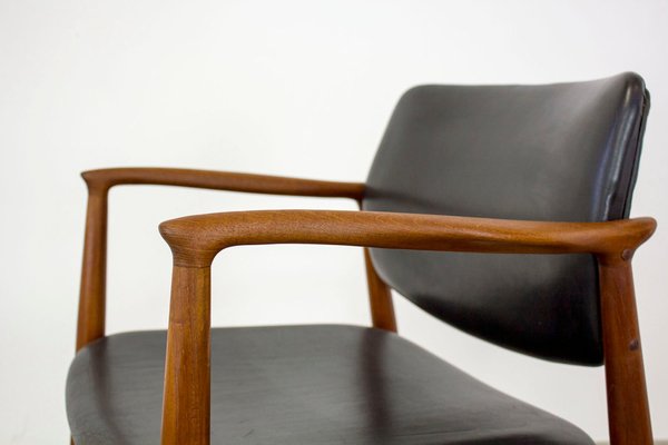 Danish Teak Model 67 Captains Chair attributed to Erik Buch for Orum Møbelfabrik, 1960s-VAB-1377488