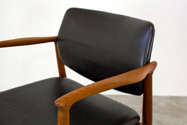 Danish Teak Model 67 Captains Chair attributed to Erik Buch for Orum Møbelfabrik, 1960s-VAB-1377488