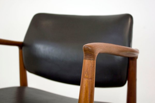 Danish Teak Model 67 Captains Chair attributed to Erik Buch for Orum Møbelfabrik, 1960s-VAB-1377488