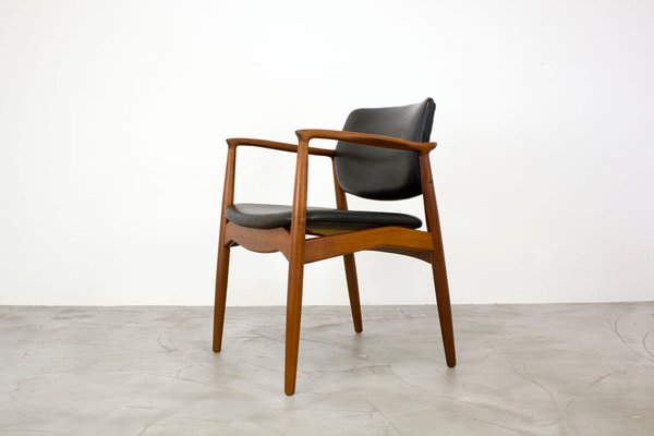 Danish Teak Model 67 Captains Chair attributed to Erik Buch for Orum Møbelfabrik, 1960s-VAB-1377488