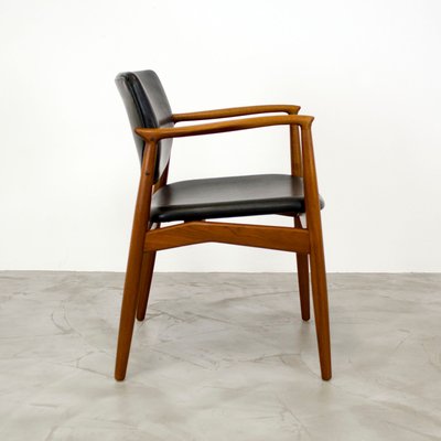 Danish Teak Model 67 Captains Chair attributed to Erik Buch for Orum Møbelfabrik, 1960s-VAB-1377488