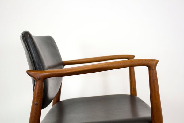 Danish Teak Model 67 Captains Chair attributed to Erik Buch for Orum Møbelfabrik, 1960s-VAB-1377488