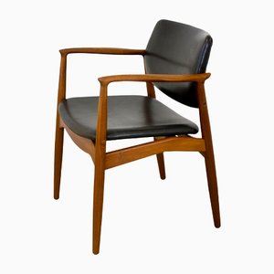 Danish Teak Model 67 Captains Chair attributed to Erik Buch for Orum Møbelfabrik, 1960s-VAB-1377488