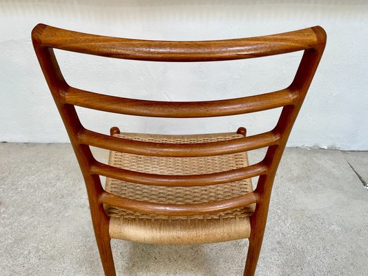 Danish Teak Model 82 High Back Side Chair by Niels O. Møller, 1960s-JP-1336573