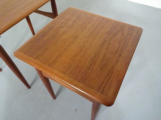 Danish Teak Nesting Tables, 1960s, Set of 2-RDW-609247