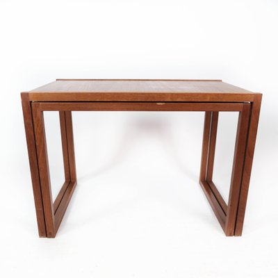 Danish Teak Nesting Tables, 1960s, Set of 2-UY-1000671