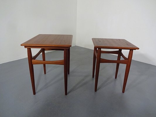 Danish Teak Nesting Tables, 1960s, Set of 2-RDW-609247