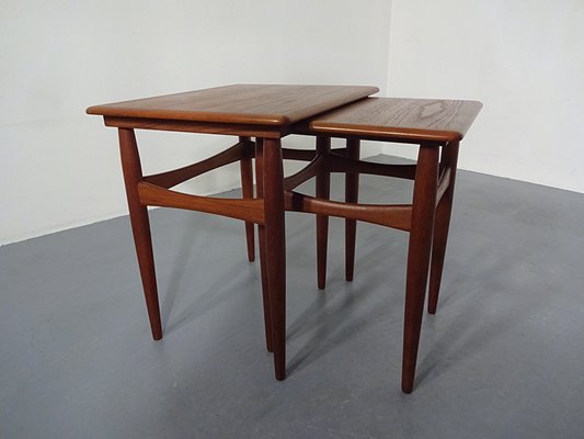 Danish Teak Nesting Tables, 1960s, Set of 2-RDW-609247