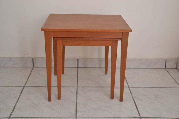 Danish Teak Nesting Tables, 1960s, Set of 2-SPD-833819