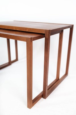 Danish Teak Nesting Tables, 1960s, Set of 2-UY-1000671