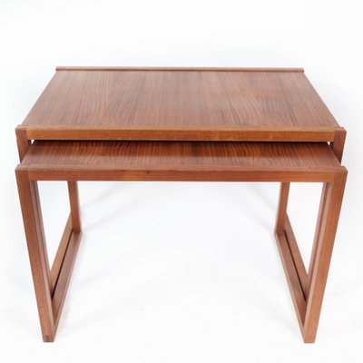 Danish Teak Nesting Tables, 1960s, Set of 2-UY-1000671