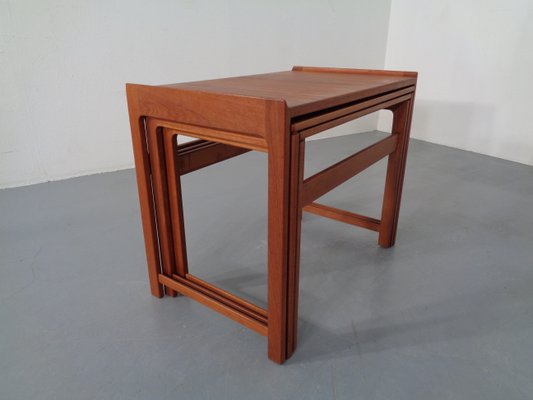 Danish Teak Nesting Tables, 1960s, Set of 3-RDW-796734