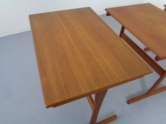 Danish Teak Nesting Tables, 1960s, Set of 3-RDW-833730