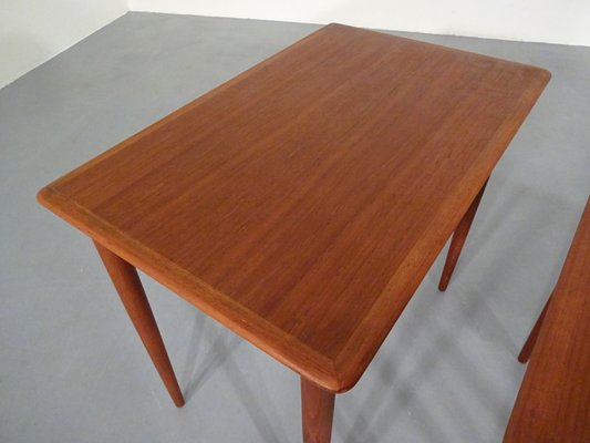 Danish Teak Nesting Tables, 1960s, Set of 3-RDW-619972