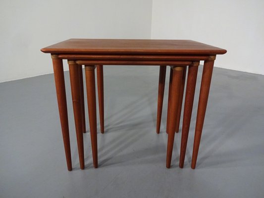 Danish Teak Nesting Tables, 1960s, Set of 3-RDW-619972