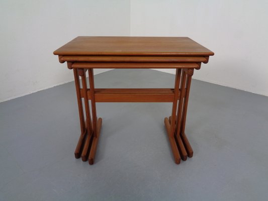 Danish Teak Nesting Tables, 1960s, Set of 3-RDW-833730