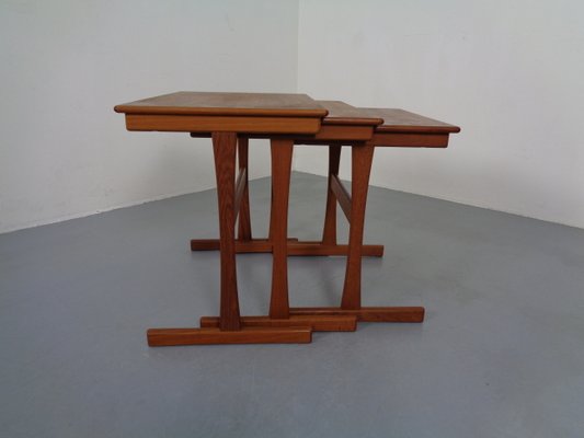 Danish Teak Nesting Tables, 1960s, Set of 3-RDW-833730