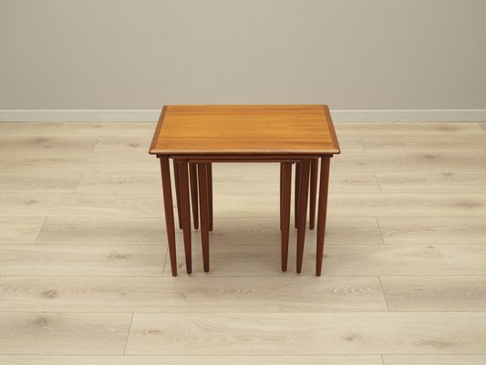 Danish Teak Nesting Tables, 1970s, Set of 3-VND-1818274