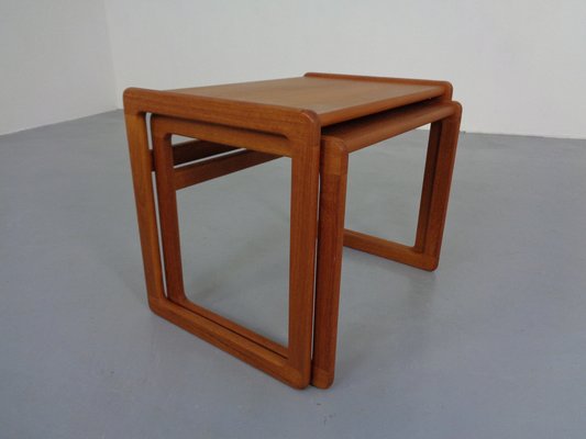 Danish Teak Nesting Tables from Korup Stolefabrik, 1960s, Set of 2-RDW-1369179