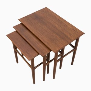 Danish Teak Nesting Tables, Set of 3-OKG-1722919