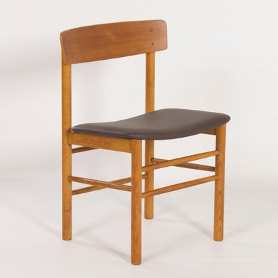 Danish Teak & New Brow Leather Chair from Farstrup, 1960s-ZT-1146074