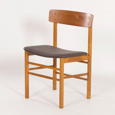 Danish Teak & New Brow Leather Chair from Farstrup, 1960s-ZT-1146074