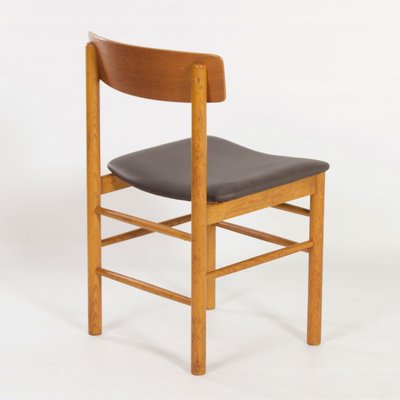 Danish Teak & New Brow Leather Chair from Farstrup, 1960s-ZT-1146074