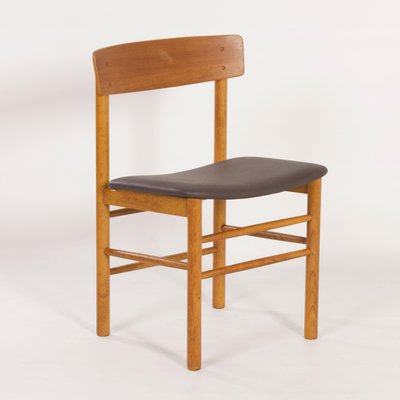 Danish Teak & New Brow Leather Chair from Farstrup, 1960s-ZT-1146074