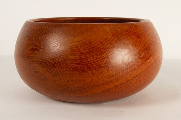 Danish Teak Plates and Bowl from Wiggers and Jens Quistgaard, 1960s, Set of 6-WIX-572424