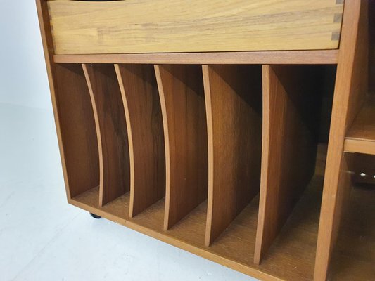 Danish Teak Record Player or Audio Cabinet, Denmark, 1960s-ZO-961599