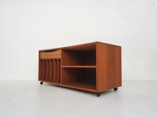 Danish Teak Record Player or Audio Cabinet, Denmark, 1960s-ZO-961599