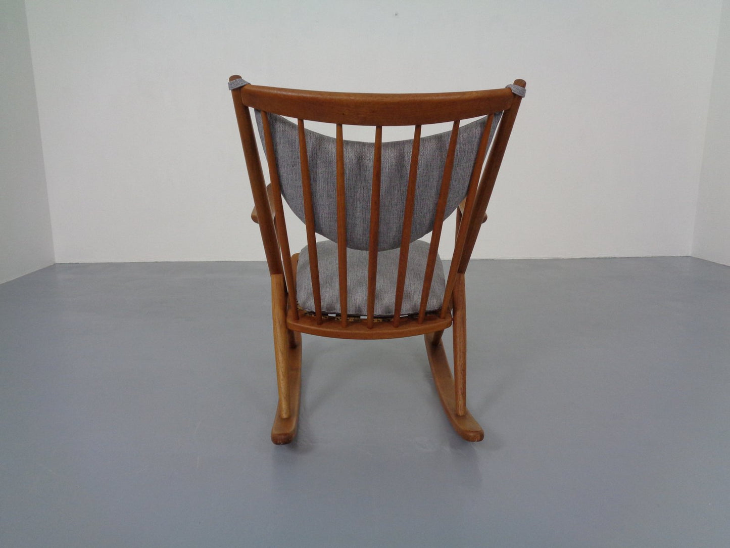 Danish Teak Rocking Chair by Frank Reenskaug for Bramin, 1960s