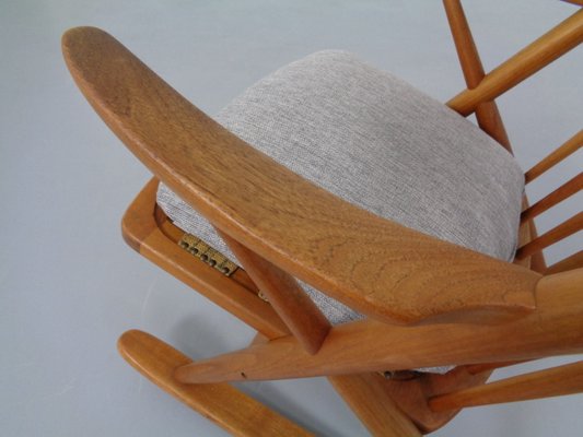 Danish Teak Rocking Chair by Frank Reenskaug for Bramin, 1960s-RDW-963975