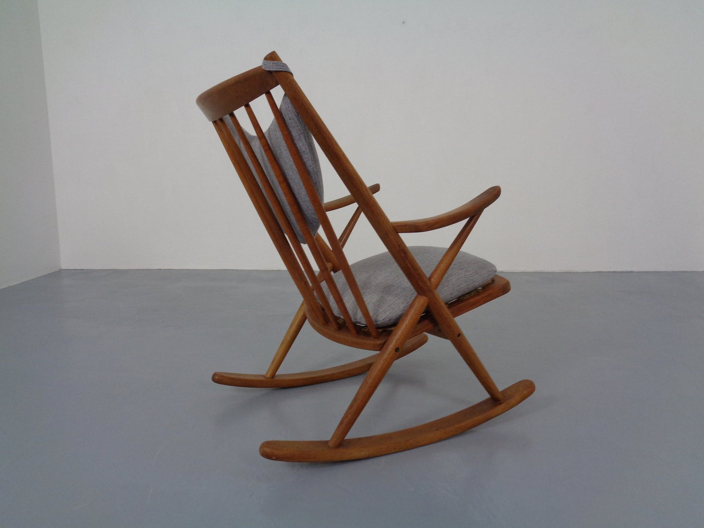 Danish Teak Rocking Chair by Frank Reenskaug for Bramin, 1960s