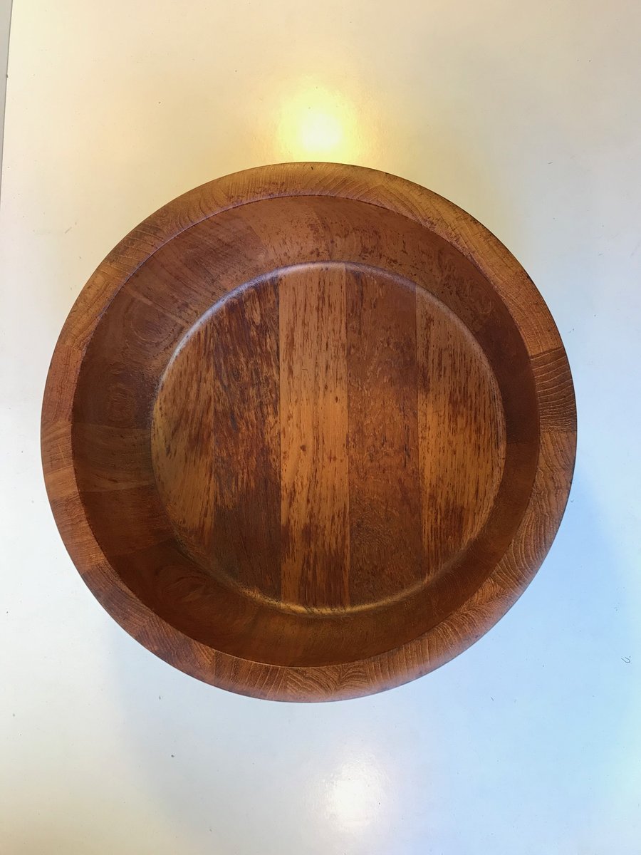 Danish Teak Salad Bowl and Servers Set by Richard Nissen for Nissen, 1960s, Set of 3