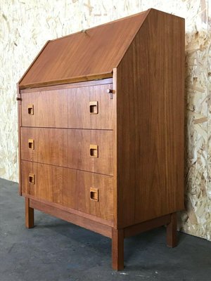 Danish Teak Secretaire, 1970s-EJL-1062853