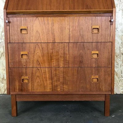 Danish Teak Secretaire, 1970s-EJL-1062853