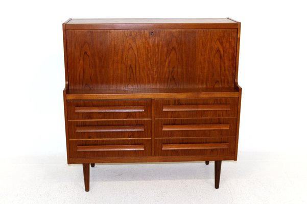 Danish Teak Secretaire by Sigfrid Omann, 1960s-GEK-967998