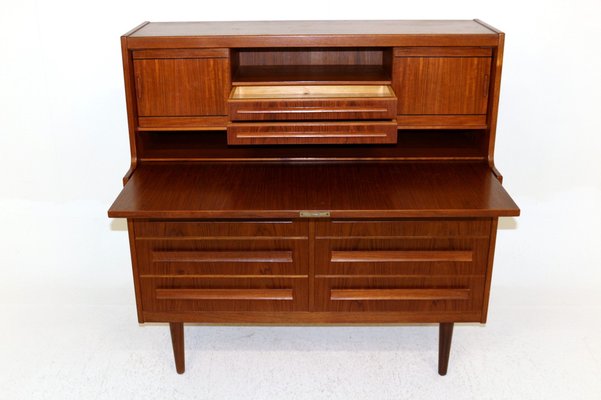 Danish Teak Secretaire by Sigfrid Omann, 1960s-GEK-967998