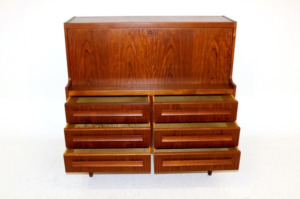 Danish Teak Secretaire by Sigfrid Omann, 1960s-GEK-967998