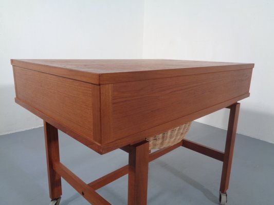 Danish Teak Serving Cart, 1960s-RDW-692794