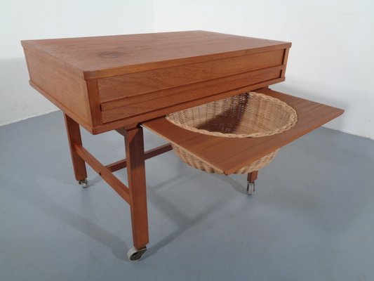 Danish Teak Serving Cart, 1960s-RDW-692794