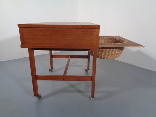 Danish Teak Serving Cart, 1960s-RDW-692794