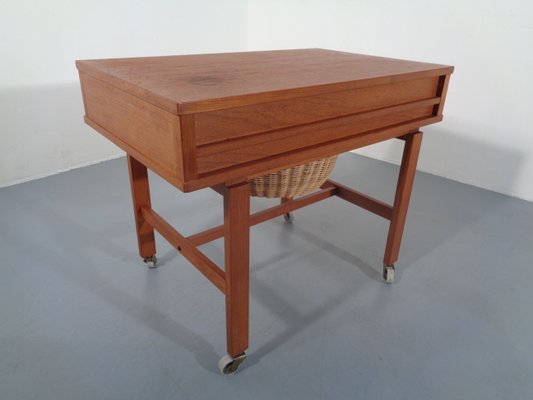 Danish Teak Serving Cart, 1960s-RDW-692794